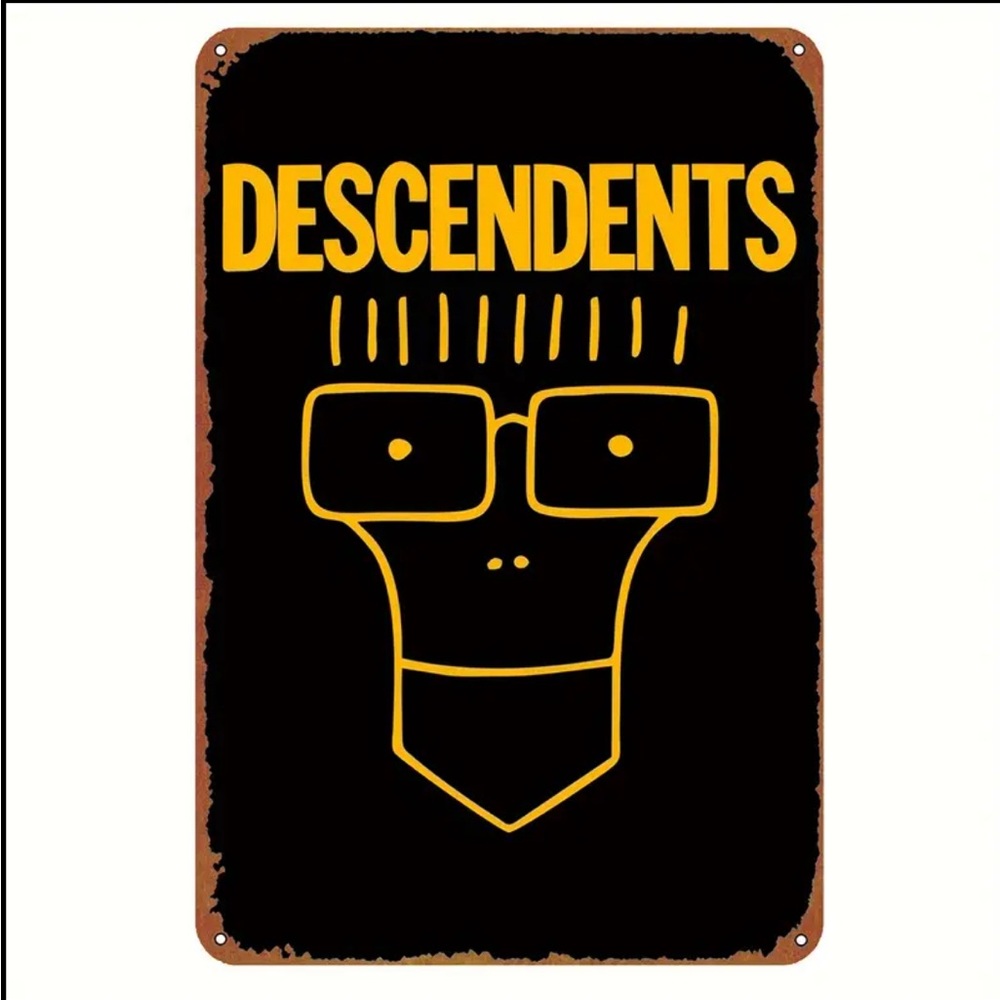 Descendents punk Metal Tin Sign Vintage style Wall Art